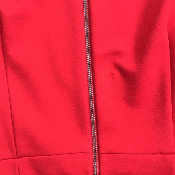 DVF Designer Bright Red Sleeveless Work Dress Carpreena Diane Von Furstenberg 4 - Picture 15 of 16